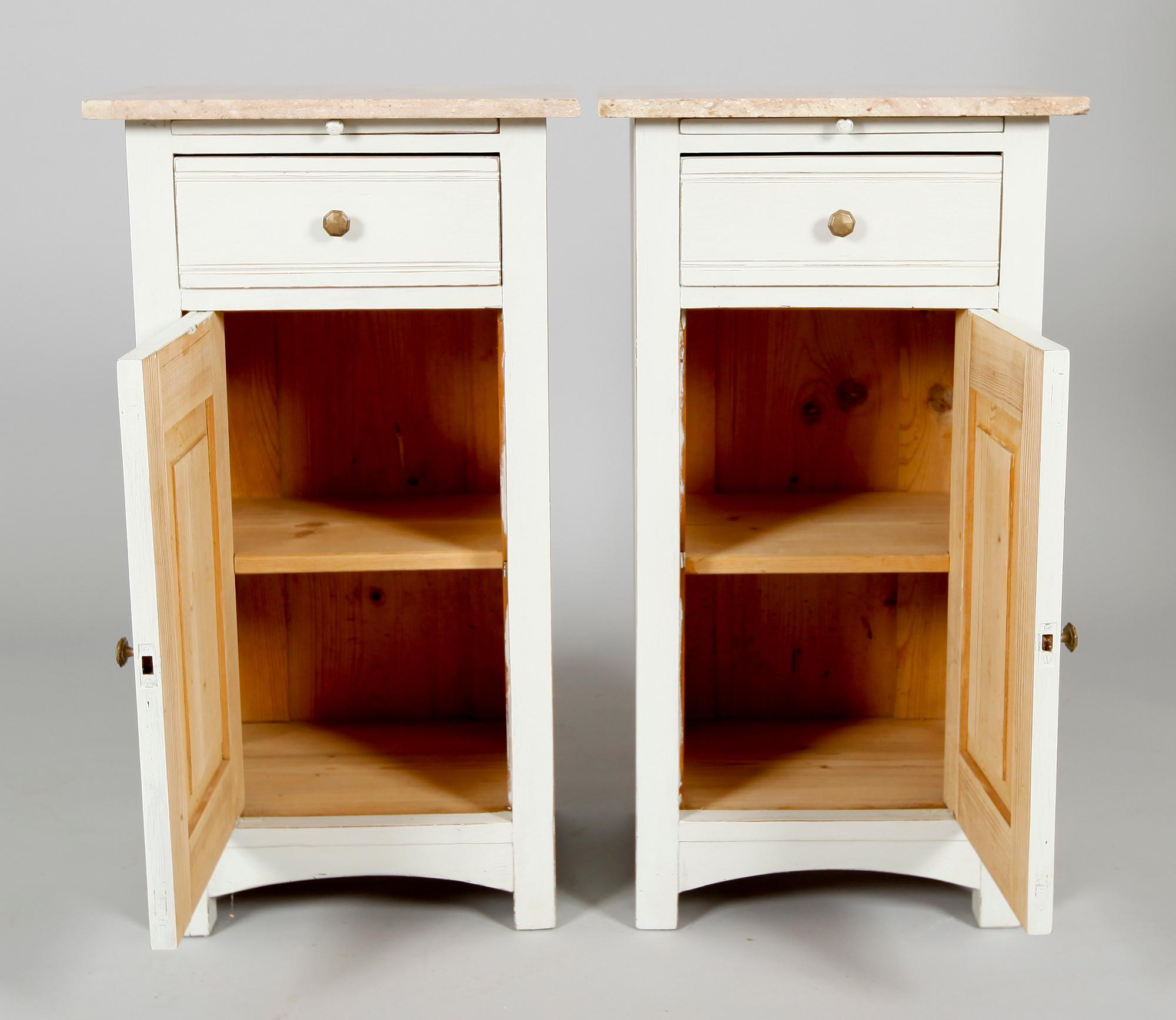 POTTSKÅP, 1 par, 1900-tal.