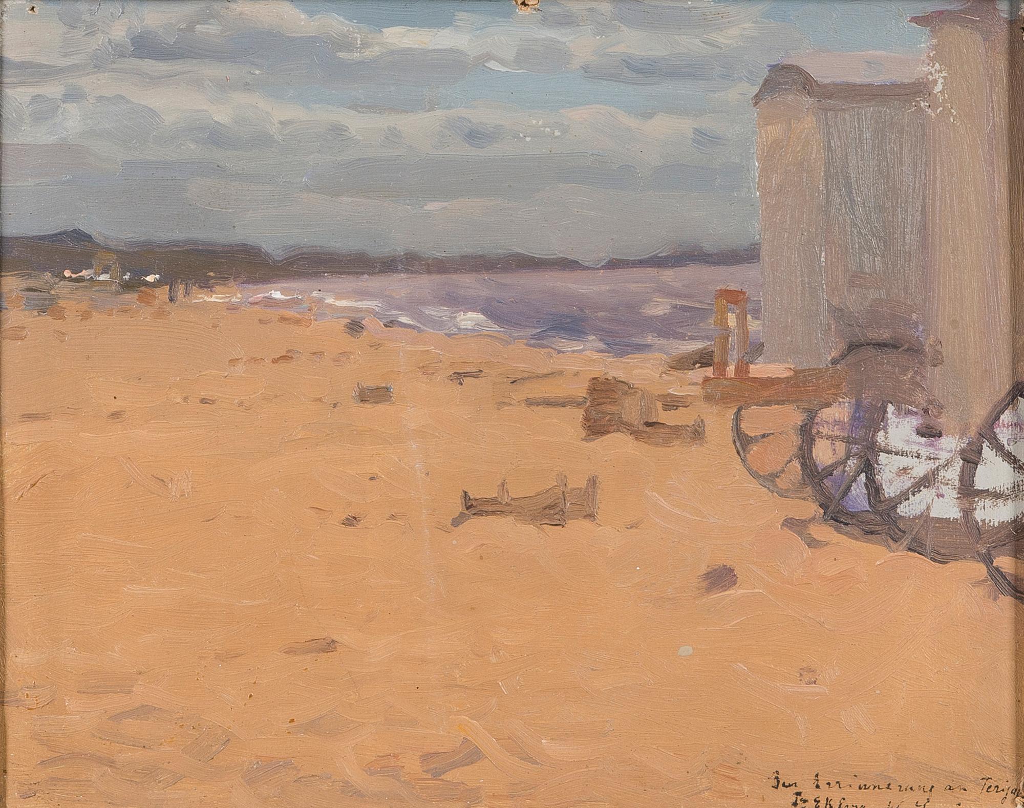 VASILI LEVI, oil on board, signed and marked Terijoki.