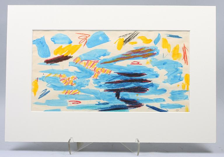 RODHE, LENNART. Blandteknik, monogramsign.