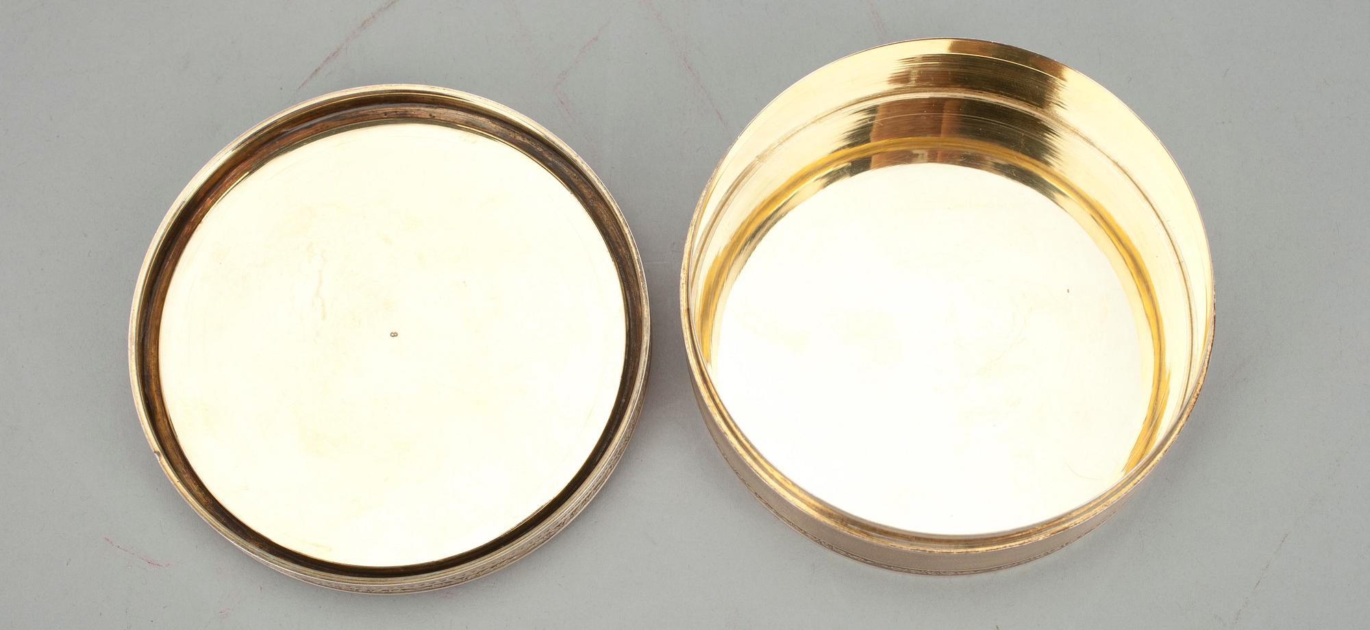 DOSA, silver, Belgien, sekelskiftet 1800/1900-tal. Vikt 204 g.