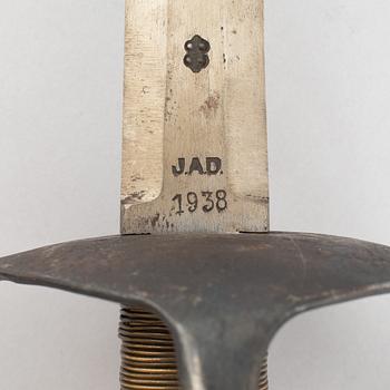 Sword, by John Dahlgren, dated 1938.