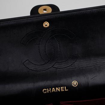 CHANEL, a blue leather "Flap Bag".