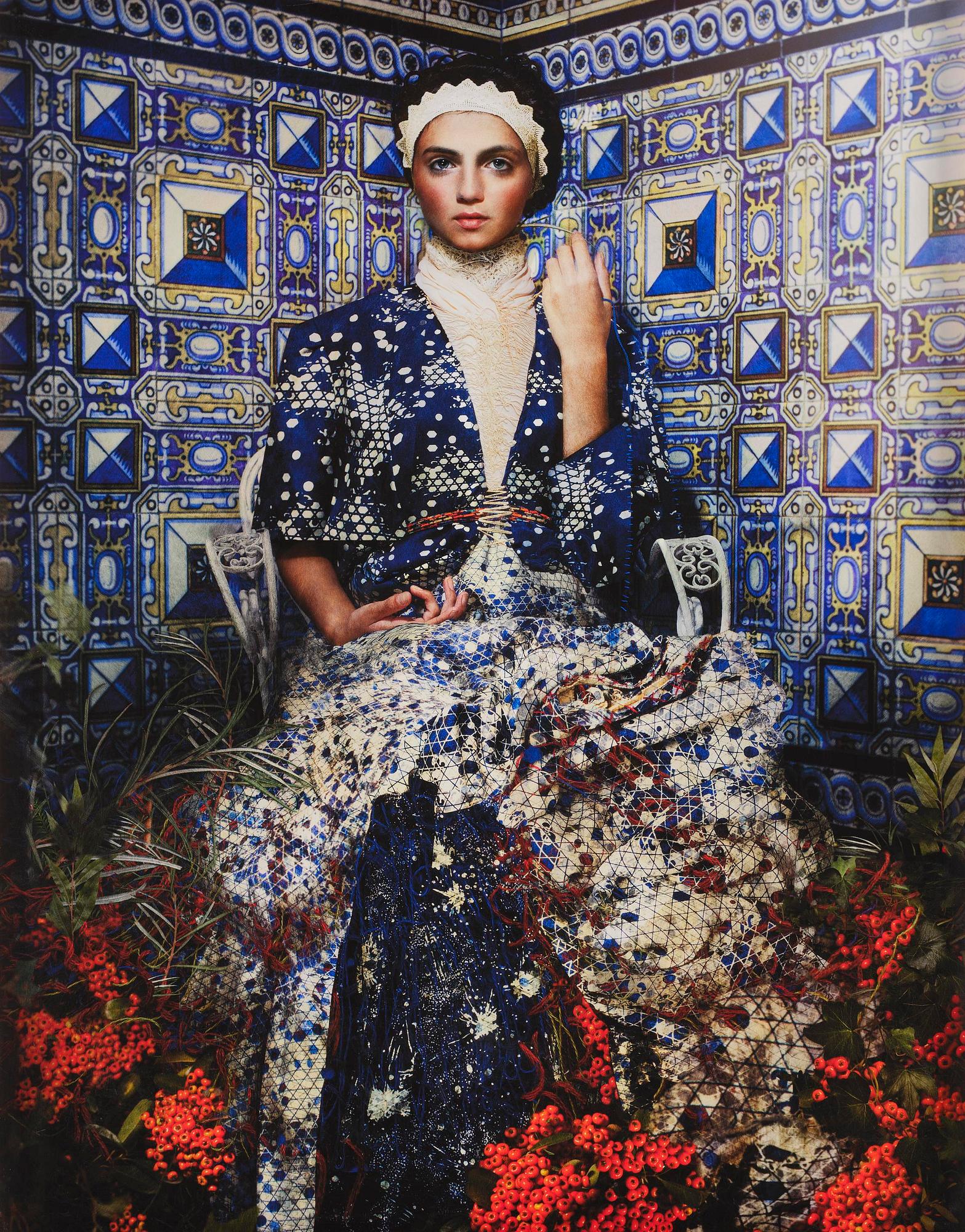 Cooper & Gorfer, "Marilina in a Tiled Room", 2014.