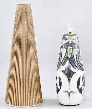 GOLVLAMPA, stengods, Tilgman, 1950/60-tal.