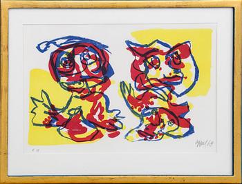 KAREL APPEL, färglitografi, signerad och daterad 68, e.a.