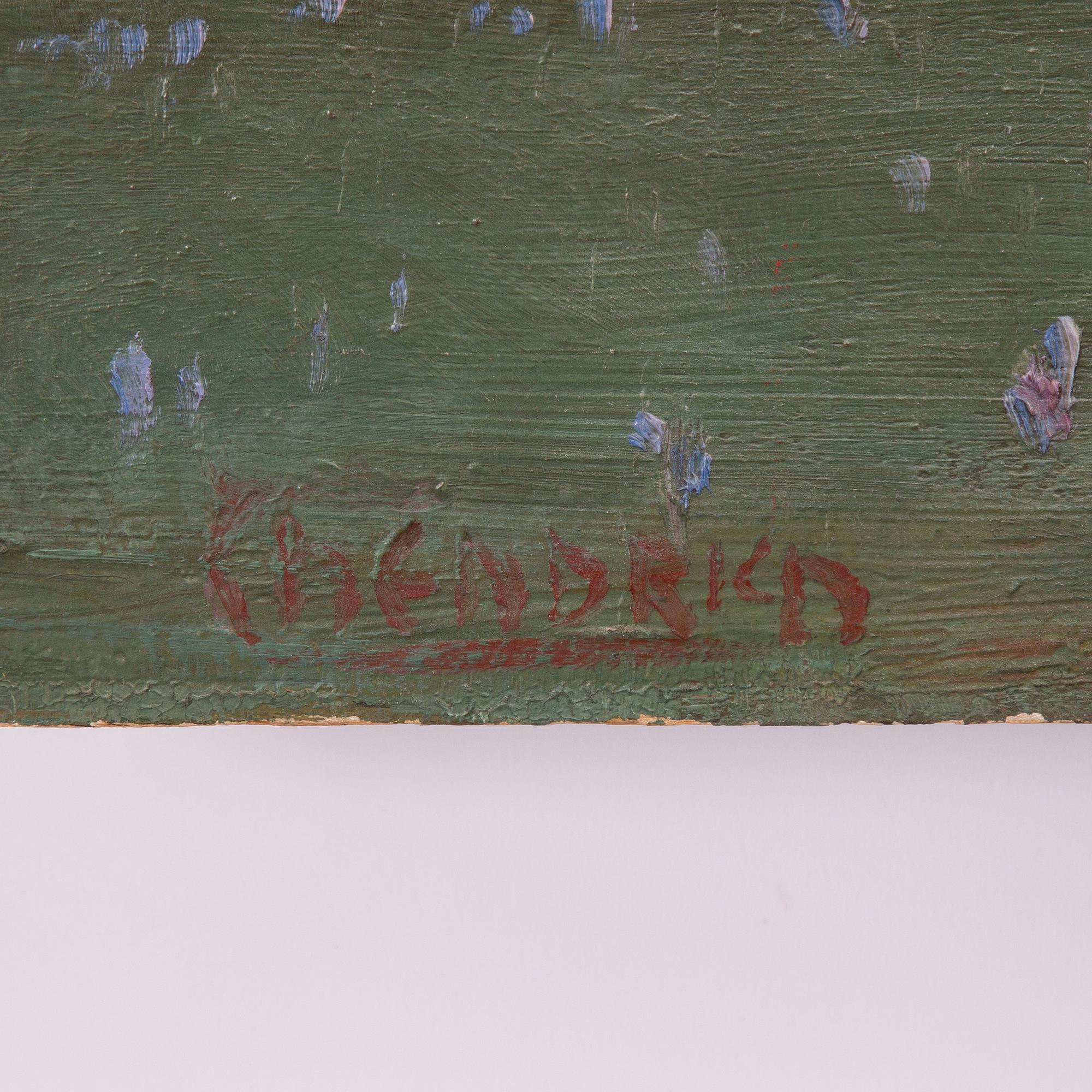 Hermann Hendrich, Landscape with a castle.