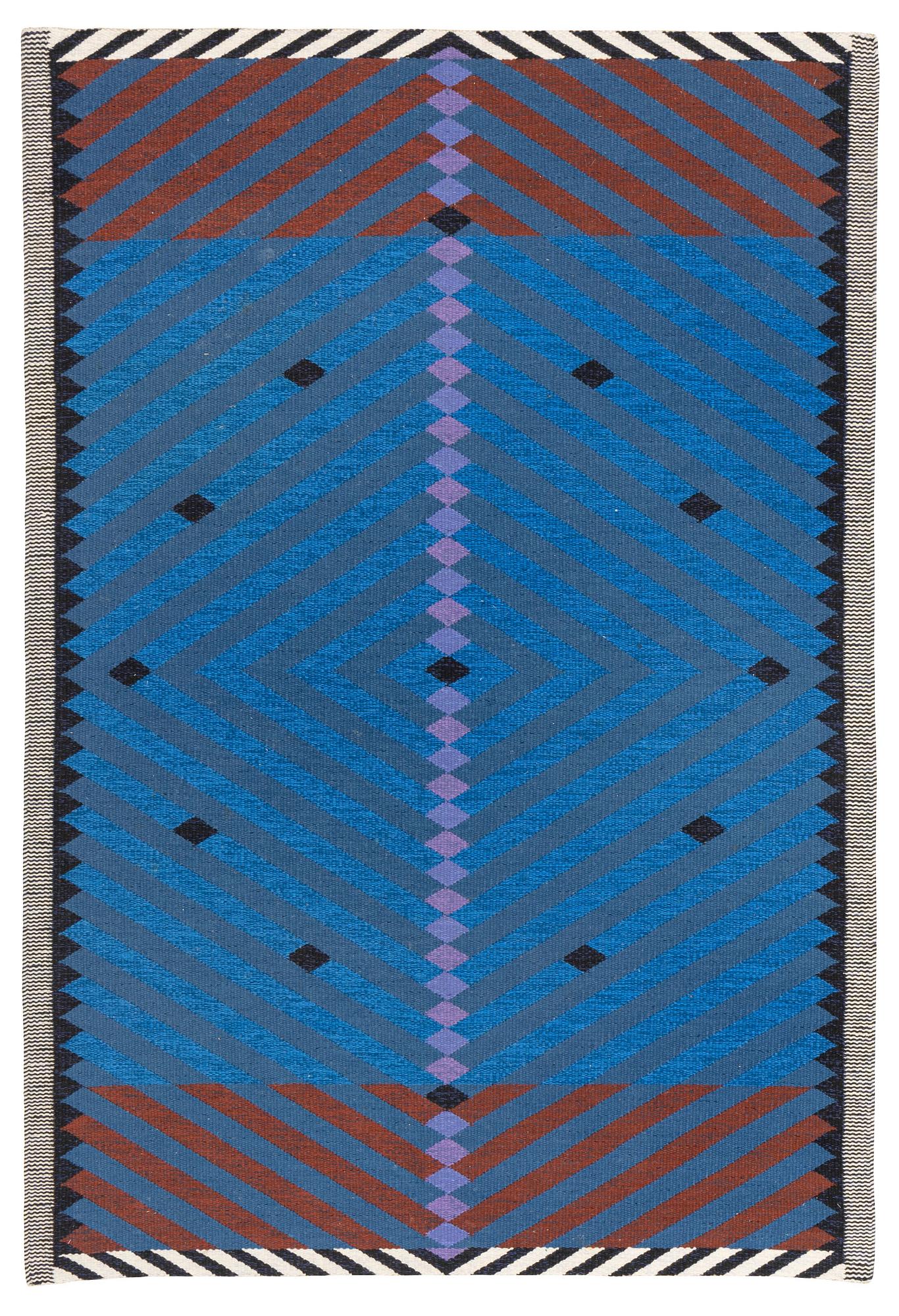 Berit Woelfer, a carpet, "Vigo", rölakan, ca 243 x 167 cm,  Kasthall.
