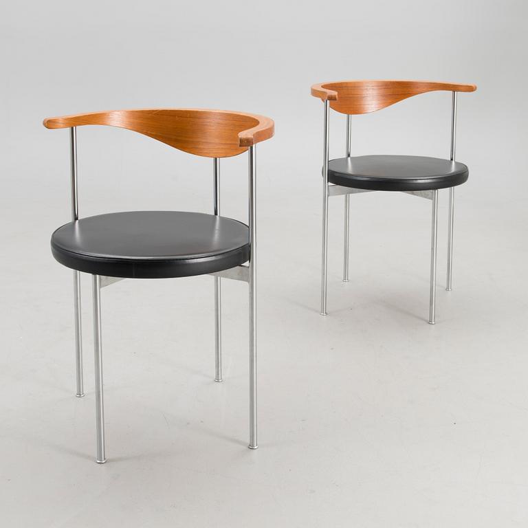 FREDRICK SIECK, table and chairs 1163 for Fritz Hansen, Denmark 1960s/1970s.