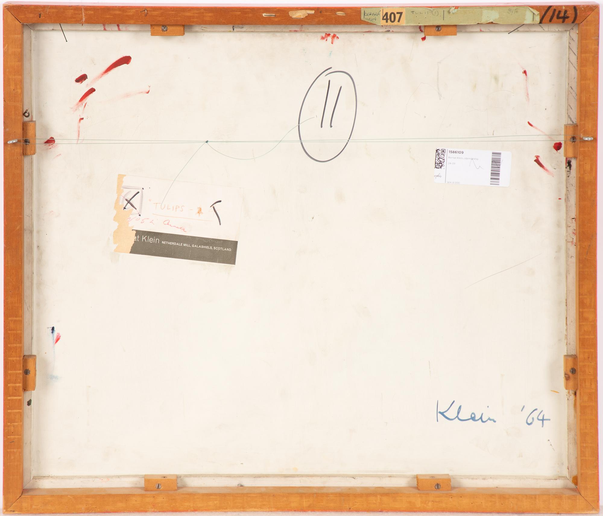 Bernat Klein, "Tulips 4".