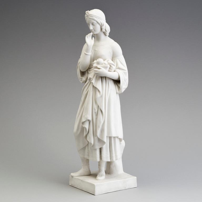 A PARIAN FIGURE, Gustafsberg, ca 1900.