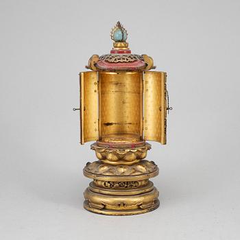 A Japanese altar cabinet, 19th Century.