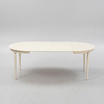 A Gustavian style dining group, mid 20th Century.