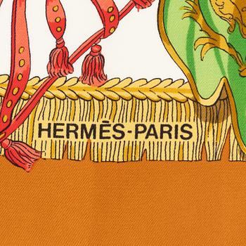 Hermès, scarf, "Caparaçons de la France et de l'Inde".