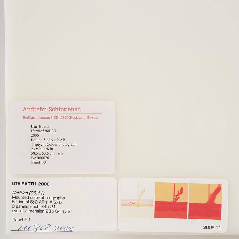 Uta Barth, "Untitled (06.11)".2006.