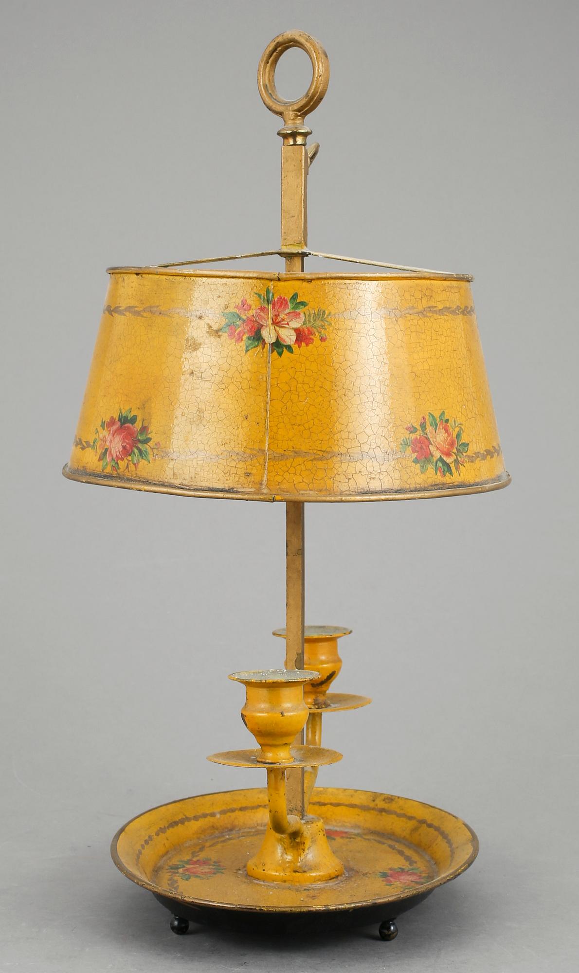 LÄSLAMPA, plåt, empirestil, 1900-tal.