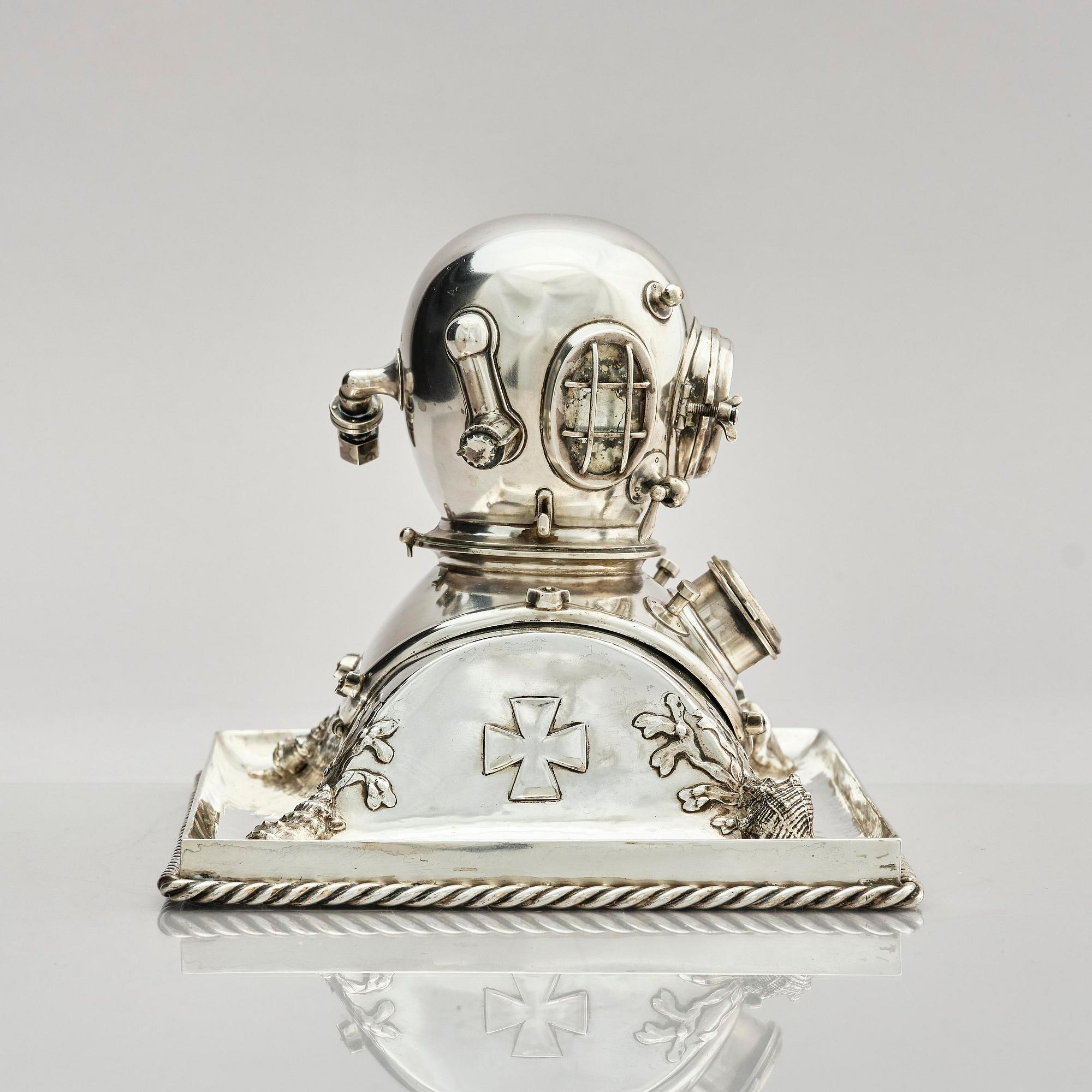 Firma Anton Michelsen, skulptur, sterling silver, Köpenhamn 1923.