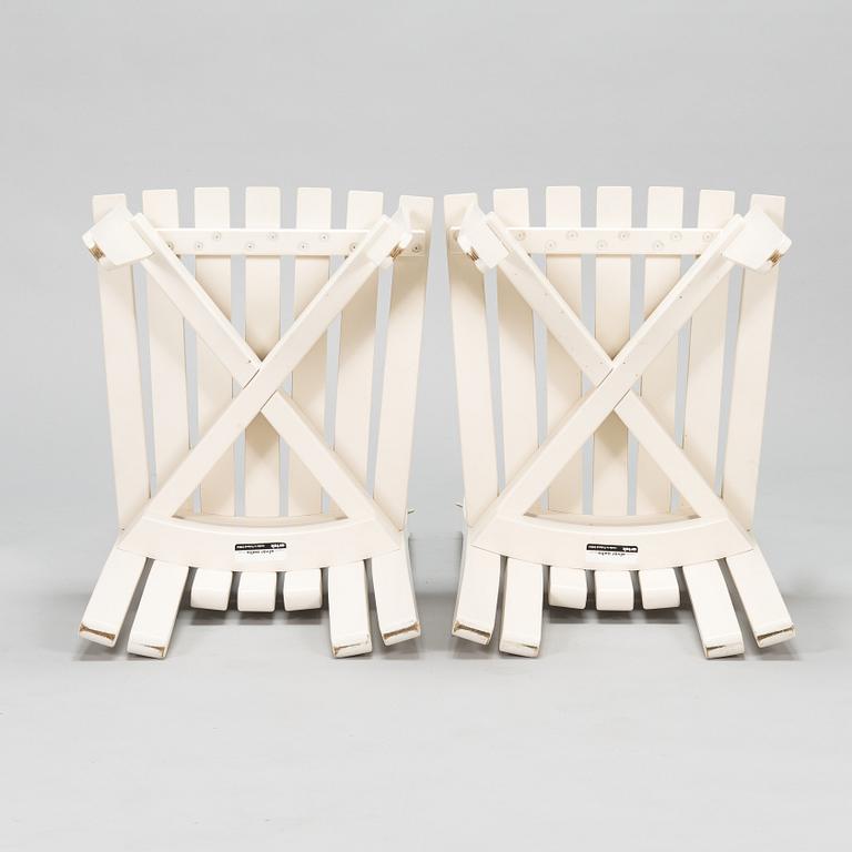 Alvar Aalto and Aino Aalto, a 5-piece 'Aurinko' (Sun-series) garden furniture suite for Artek 2008.