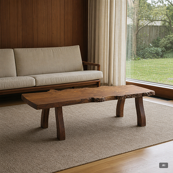 Carl-Axel Beijbom, soffbord, "Naturbord", Åby, 1968.