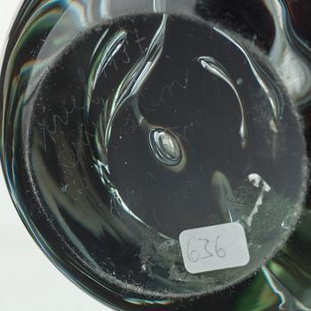 Edvin Öhrström, An Edvin Öhrström ariel glass vase, Orrefors, Sweden 1937.