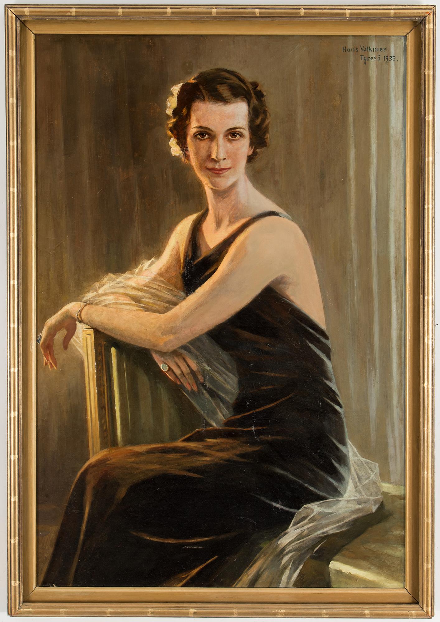 Hans Volkmer, an oil on canvas. Signed and dated 1933.