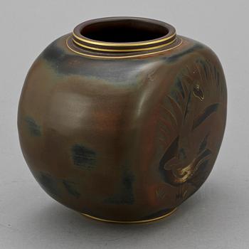 VAS, stengods, Oskar Dahl, Alp, Lidköping,1900-talets första hälft.