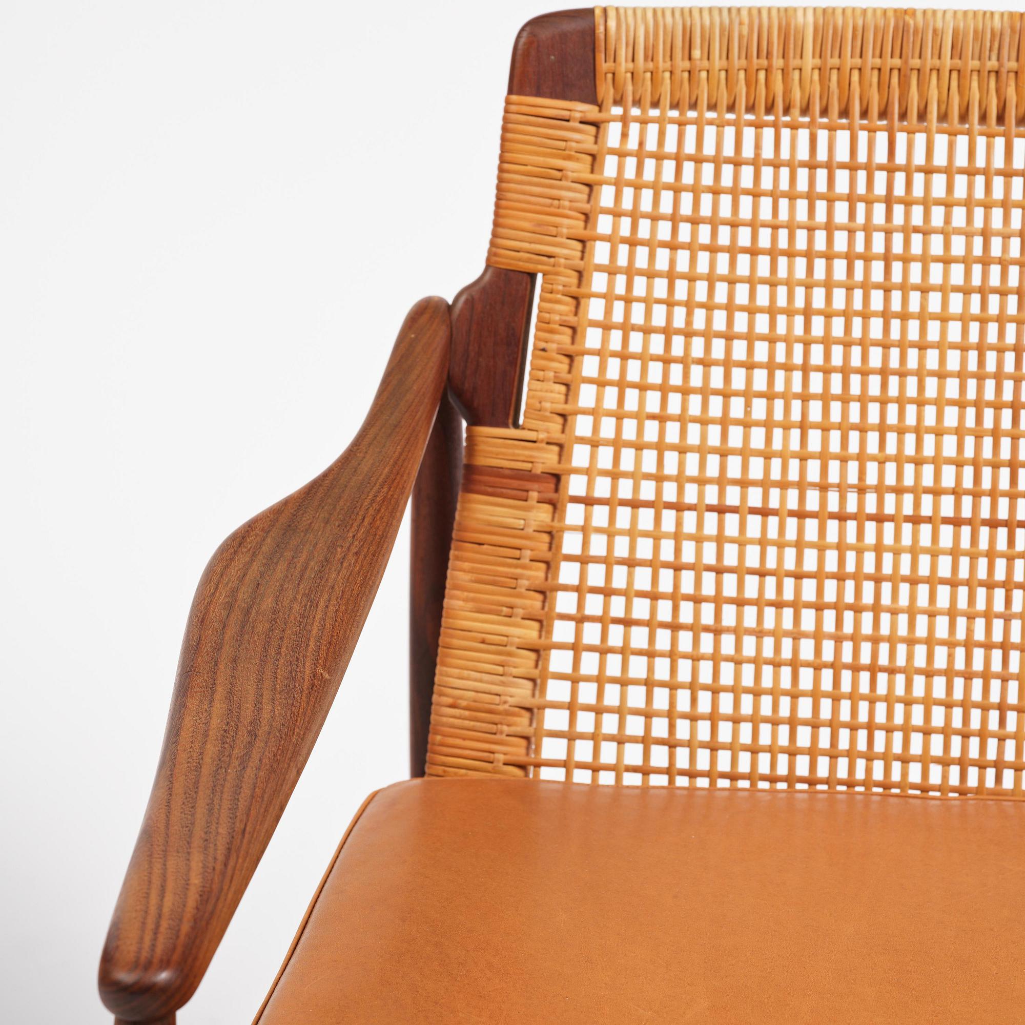 Hartmut Lohmeyer, a pair of armchairs, Wilkhahn, Germany, 1950s.