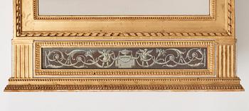 A late Gustavian late 18th century mirror.