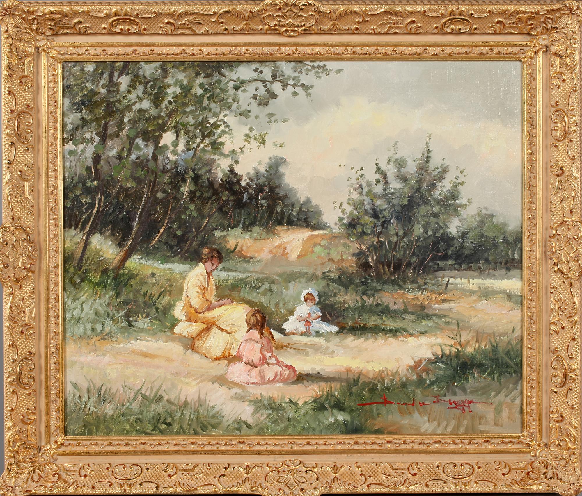 BEREND VAN DER BRUGGEN, olja på duk, signerad.