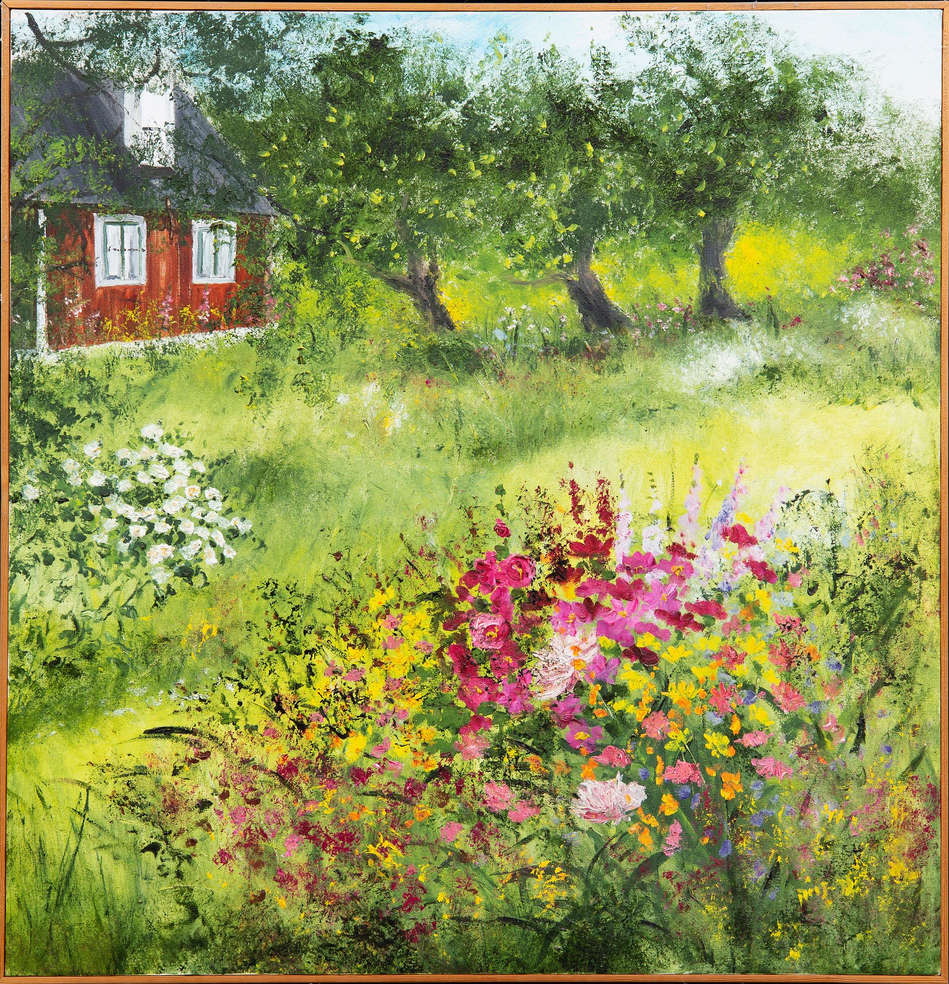 Ann-Marie Jönsson, oil on canvas signed and dated 92.