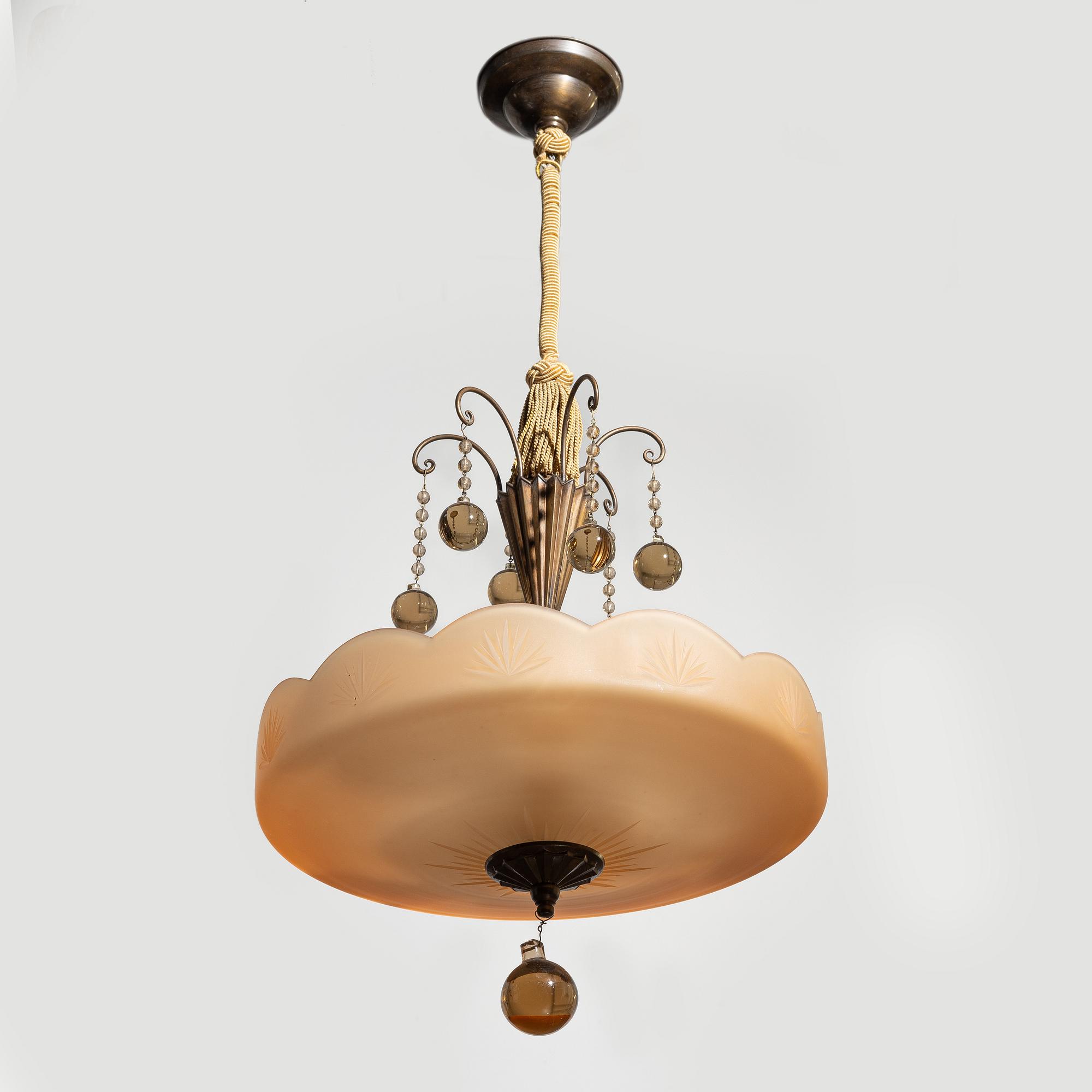 Taklampa, Swedish Grace, 1900-talets första hälft.