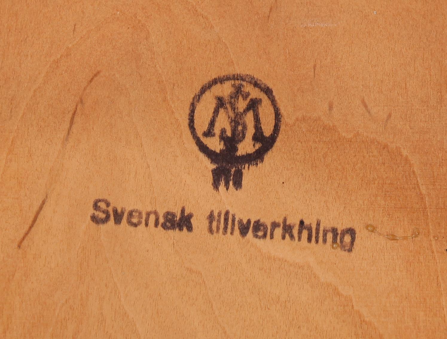 STOLAR, 6 st, märkta SM, 1900-talets mitt.