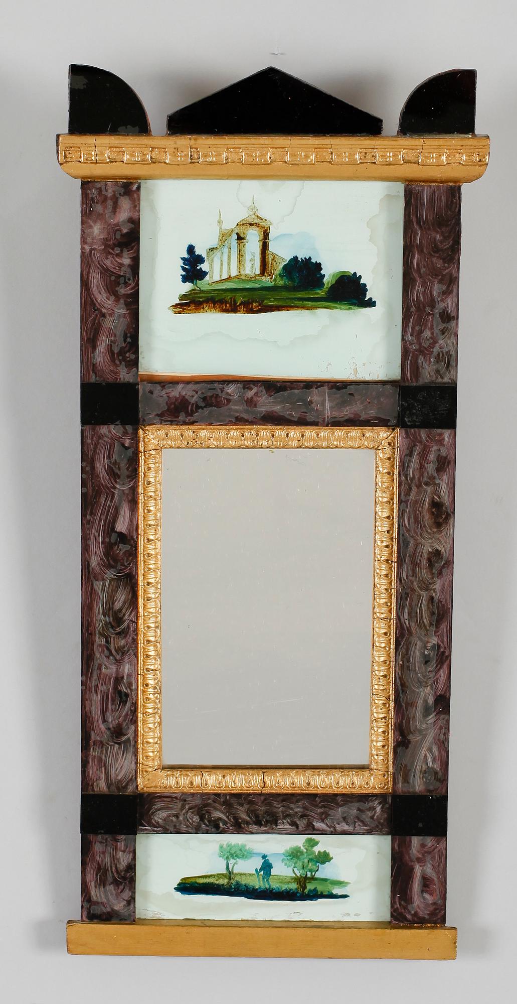 SPEGEL, s k glasmästarspegel, 1800-talets första hälft.