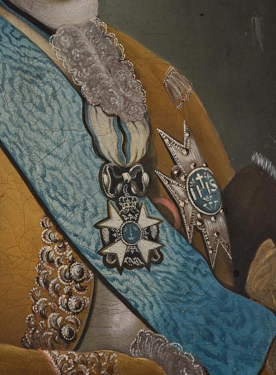 Swedish artist, 18th century, after Alexander Roslin, “Gustav III” (1746–1792) & “Sofia Magdalena” (1746–1813).