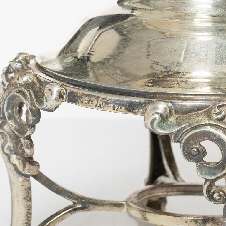 Tekök, silver, rokokostil, 1900-tal.