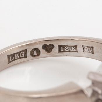ENSTENSRING, med en briljantslipad diamant 5,42 ct.