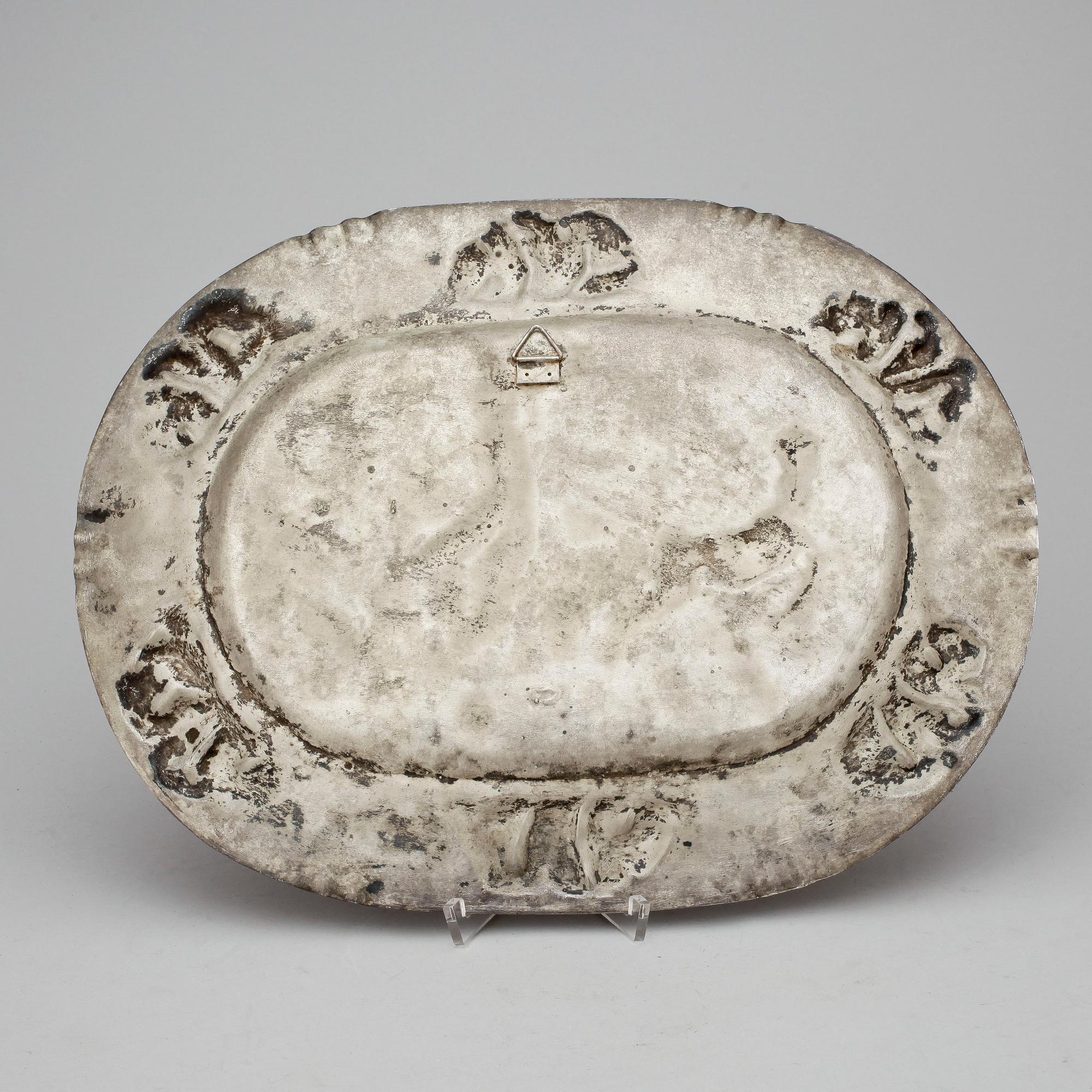 PRESENTERFAT, nysilver, 1920-tal.