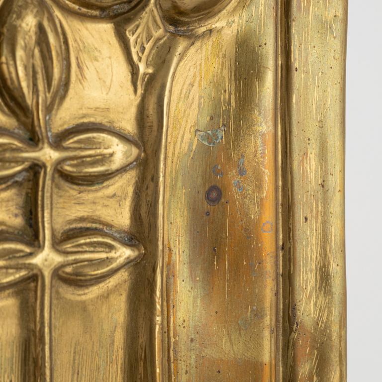 A pair Art Nouveau wall sconces, around the year 1900.