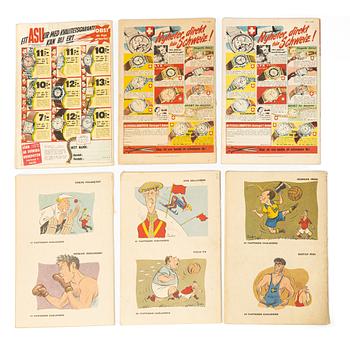 Comic books, “Fantomen”, 26 issues, 1951–1957.