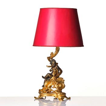 Bordslampa, Frankrike, 1800-talets slut, Louis XV-stil.