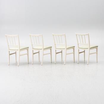 Carl Malmsten, chairs, 4 pcs, "Talavid", Waggeryds Möbelfabrik AB, second half of the 20th century.