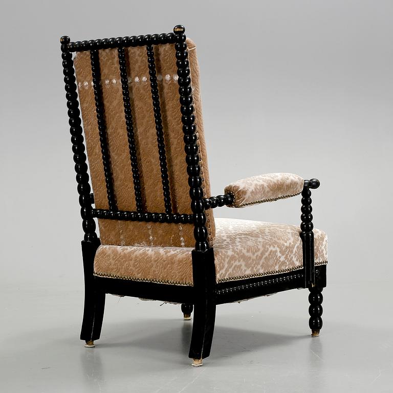 KARMSTOL, barockstil, 1800-talets slut.