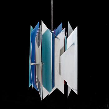 TAKLAMPA, plåt "Tivoli" Simon Henningsen, Lufa Danmark.