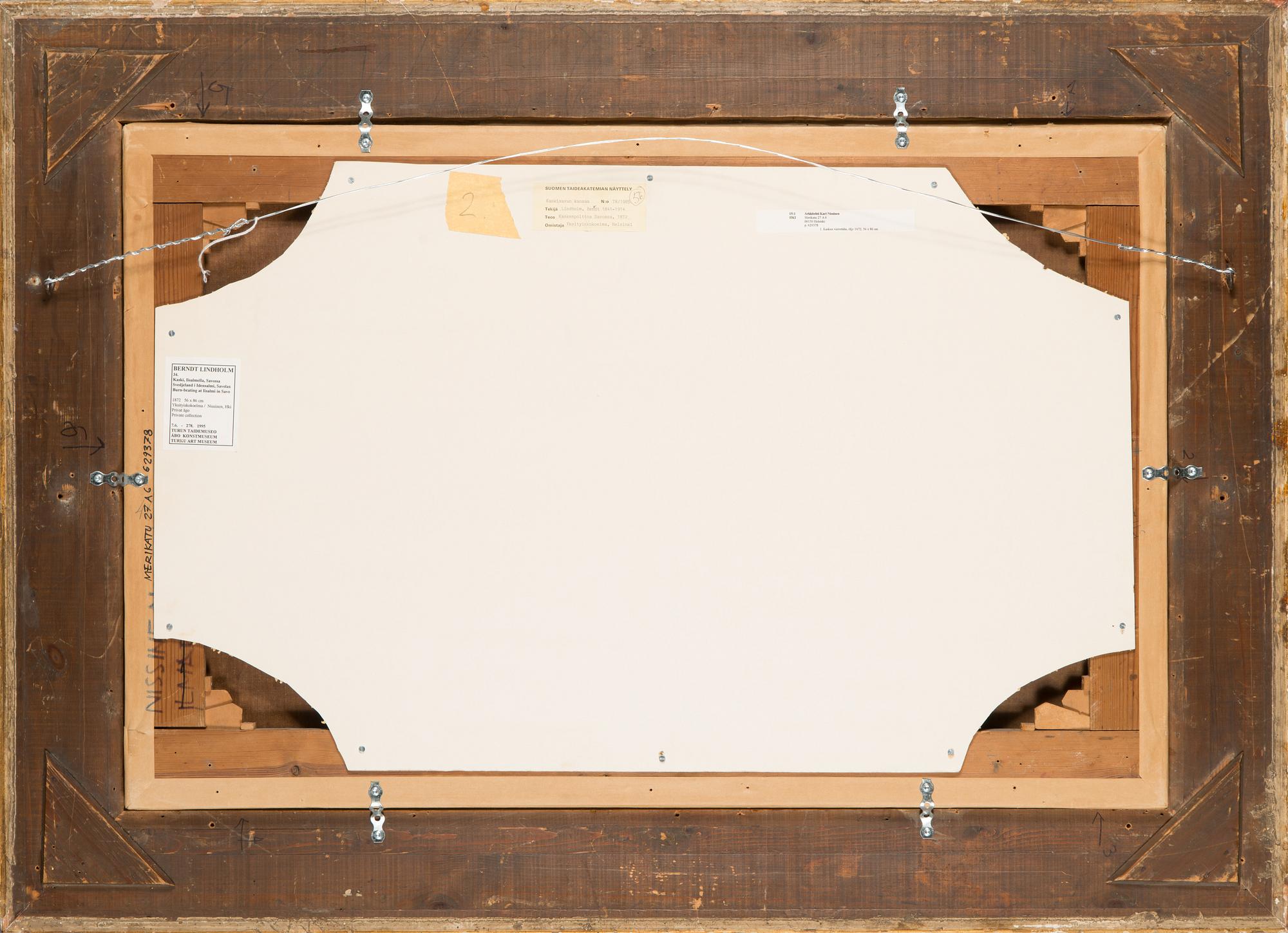 Berndt Lindholm, 'Burn-beating in Savo'.