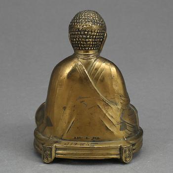 FIGURIN, mässing, Japan, 1900-tal.