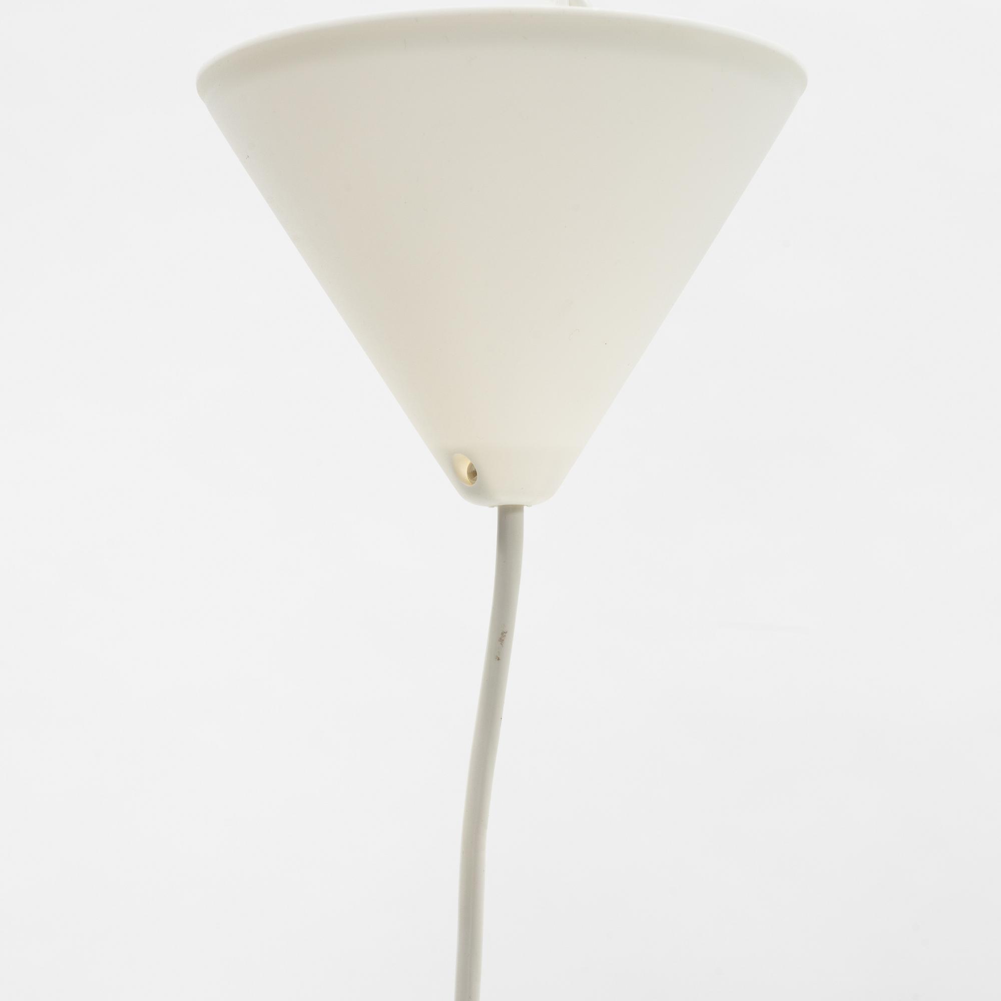 Uno & Östen Kristiansson, a pair of acrylic and oak ceiling lights, Lucus, Vittsjö.