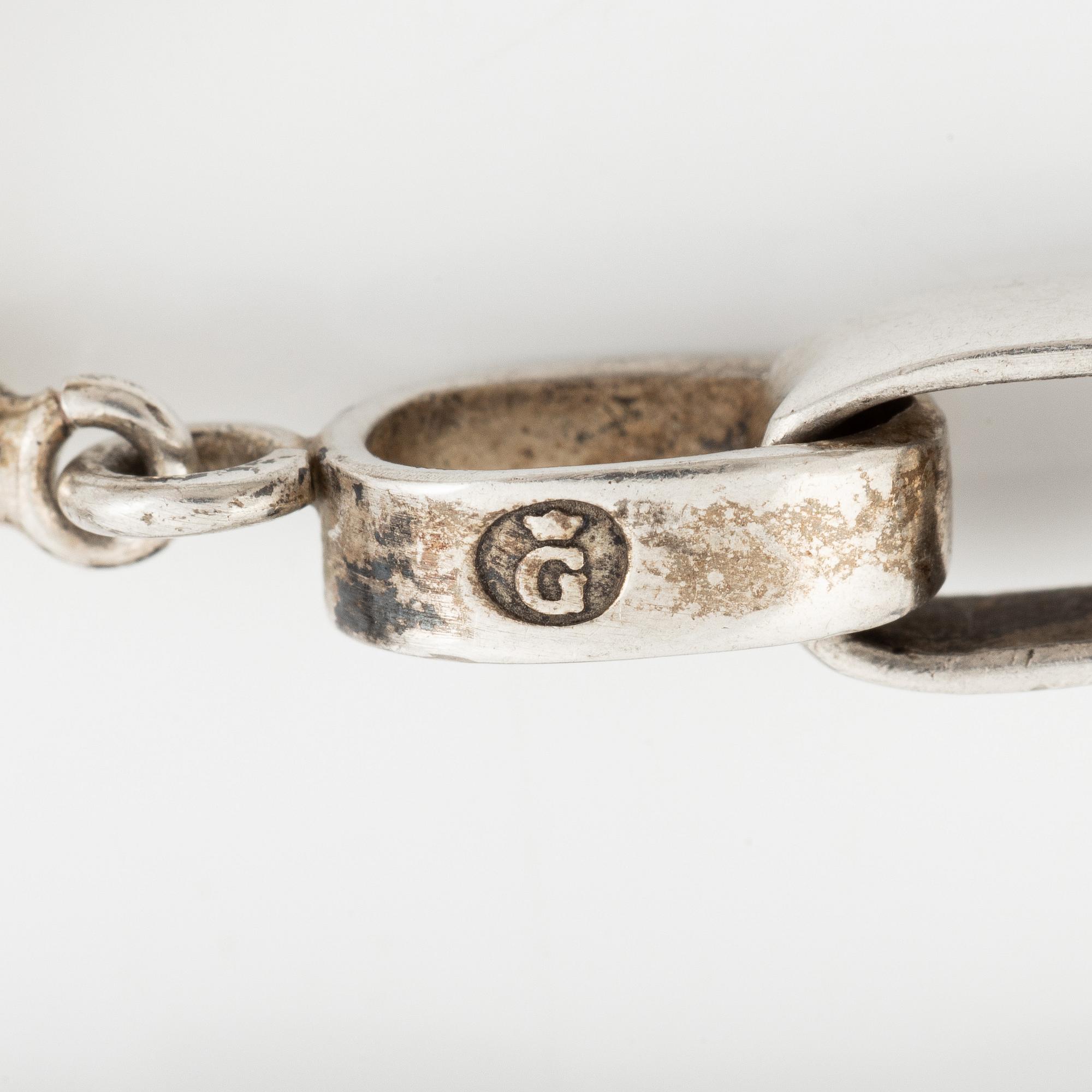 Sven-Erik Högberg, a pair of earrings, silver, Gothenburg.