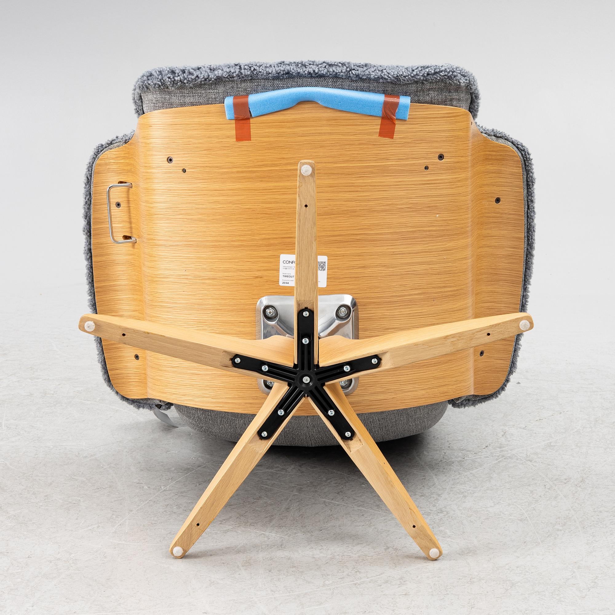 Jahn Aamodt, armchair with footstool, "Timeout", Conform 2000s.