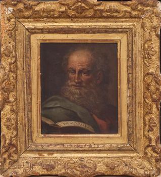 OKÄND KONSTNÄR, olja på kopparplåt. 1700-tal.