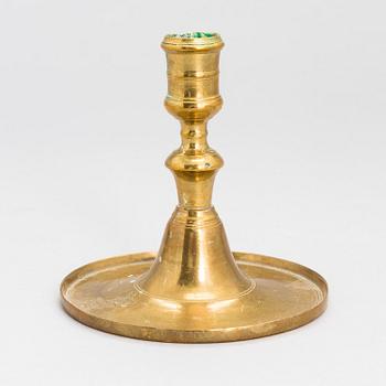 An 18th century candlestick.