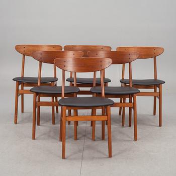 STOLAR, 6 st. Farstrup, Danmark, 1950/60-tal.